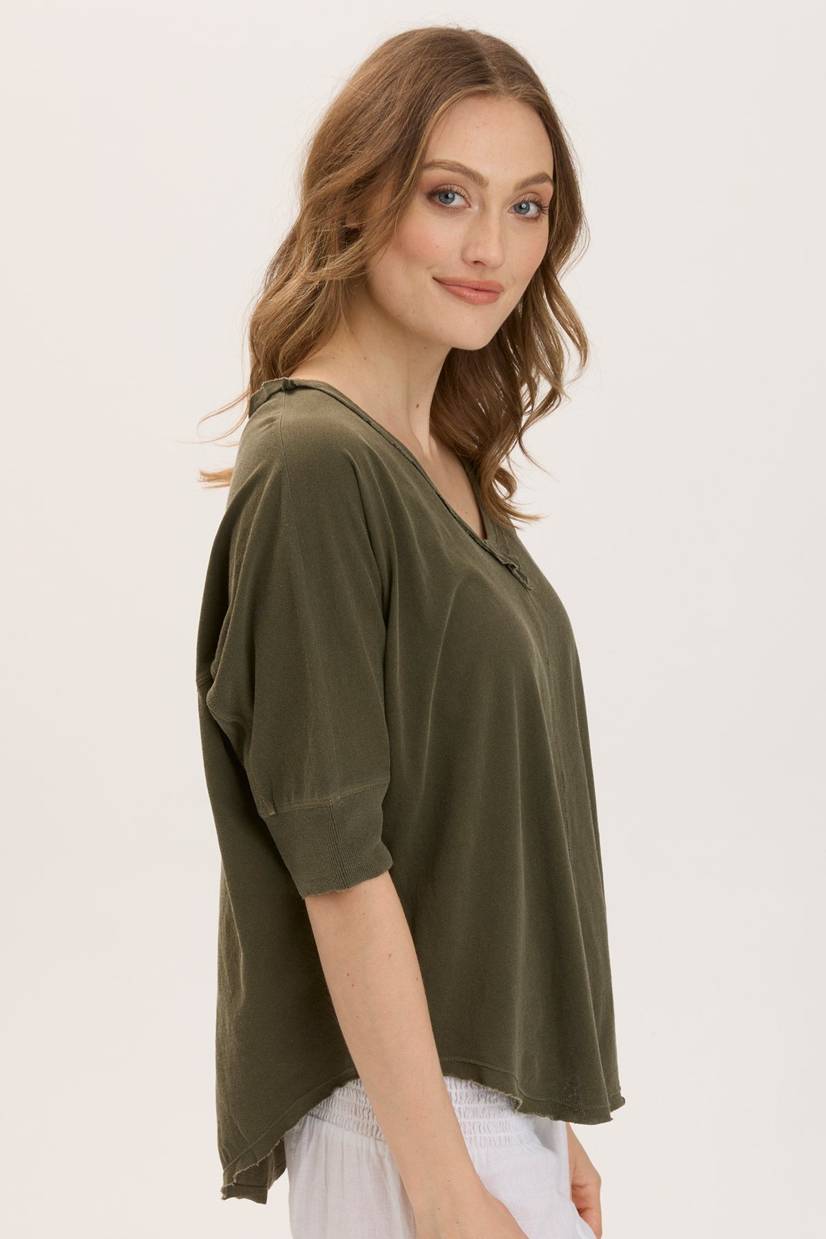 Wearables Gardiner Banded Sleeve Top 