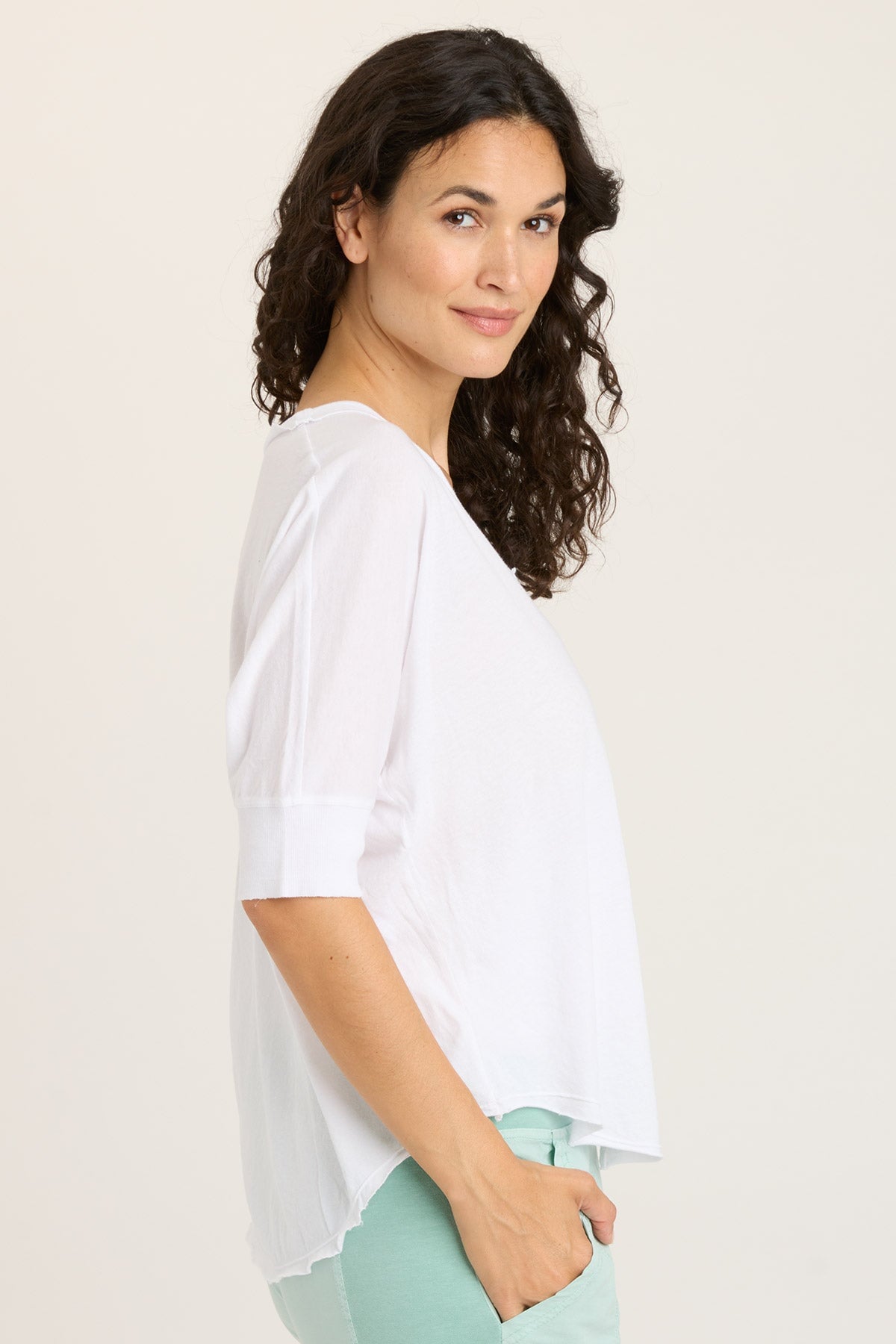 Wearables Gardiner Banded Sleeve Top 