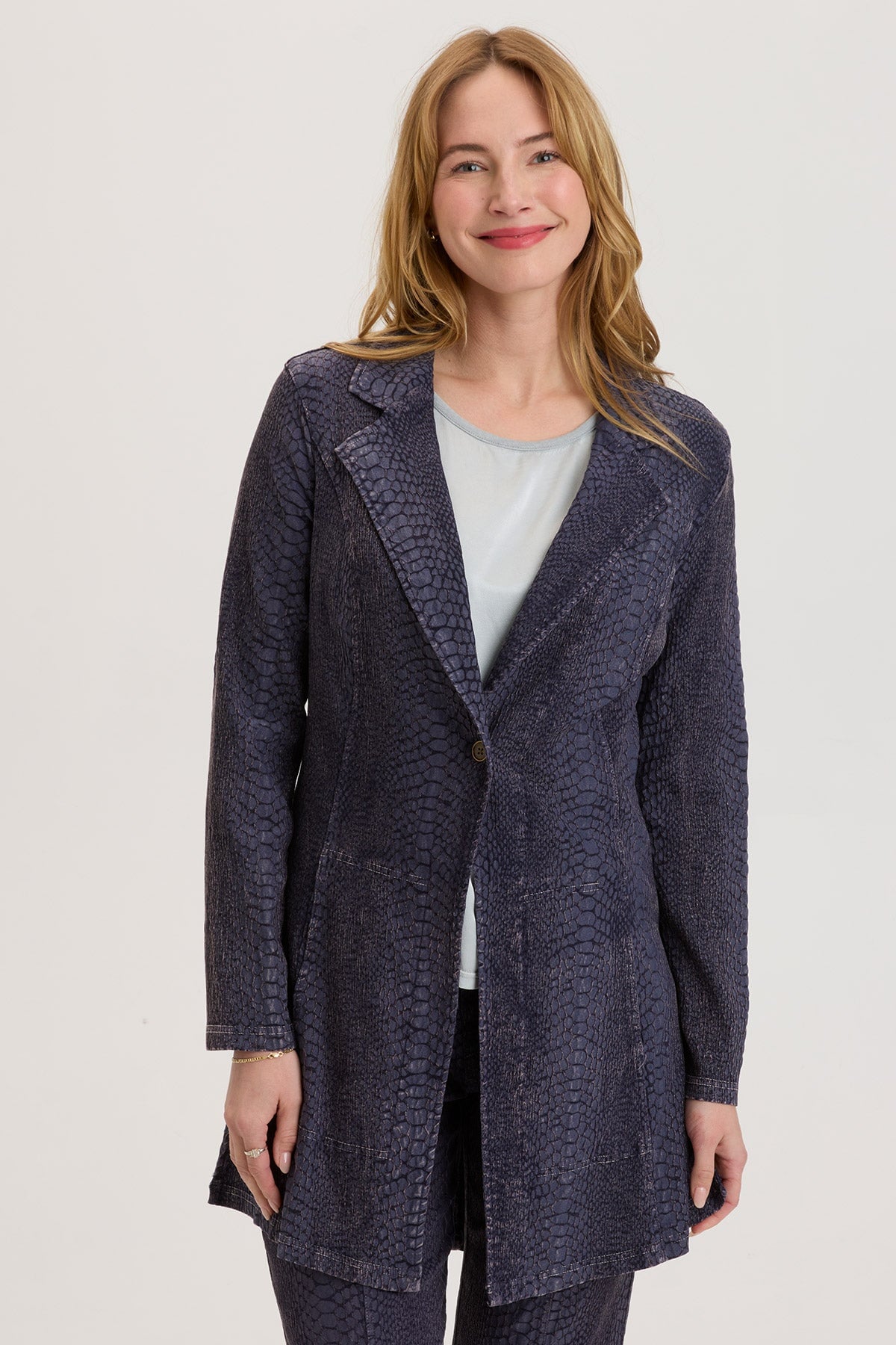 XCVI Rhodora Long Blazer 