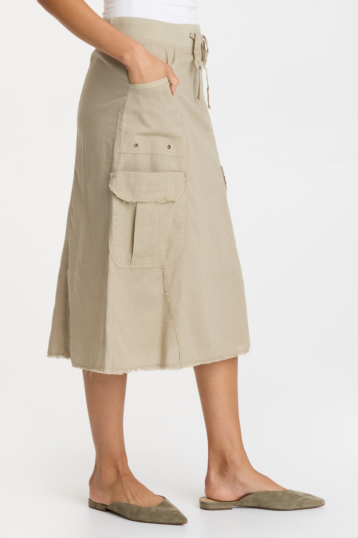 Wearables Linen Bellamy Skirt 