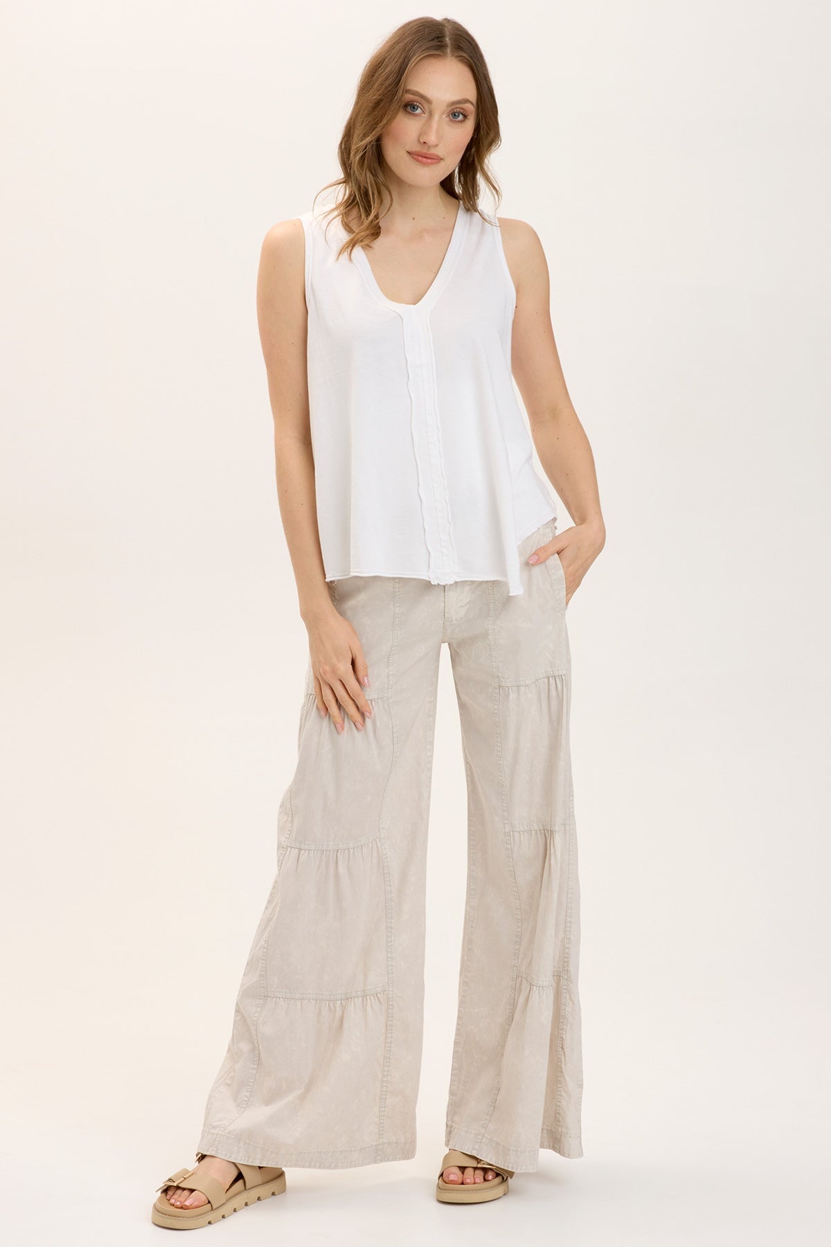 Wearables Terraced Wide Leg Pant 