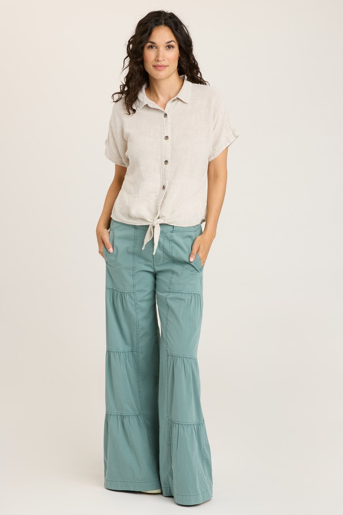 Wearables Terraced Wide Leg Pant 