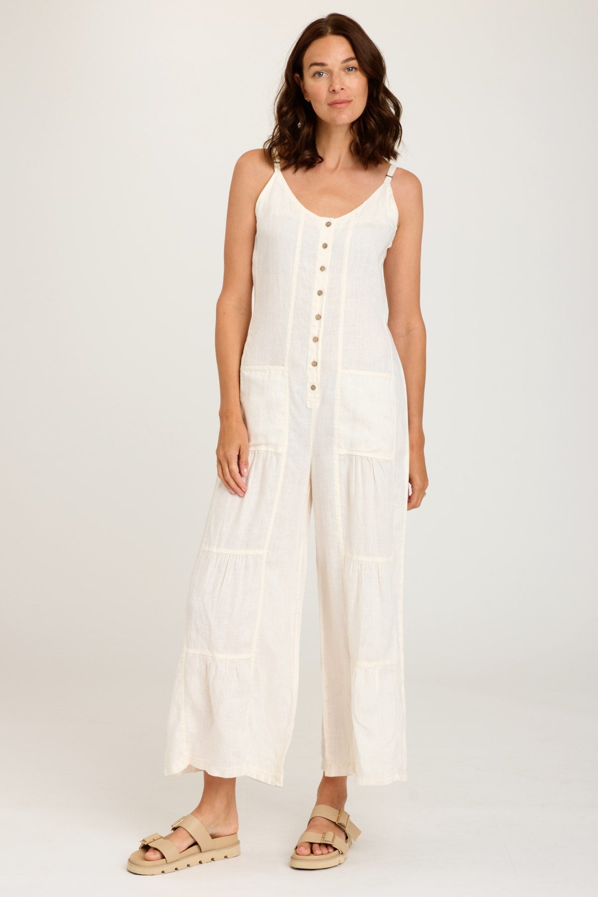 XCVI Macauley Crop Jumpsuit 