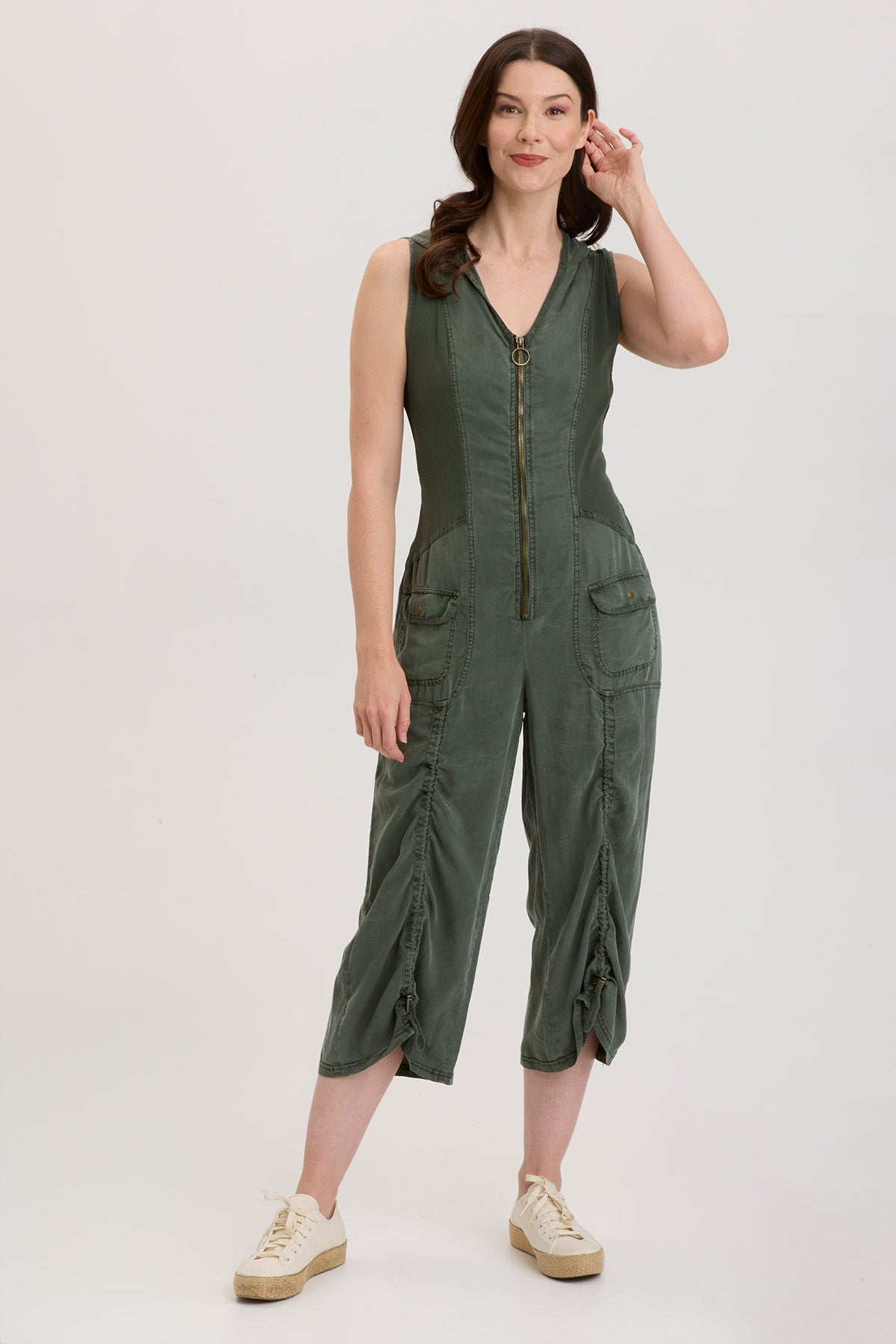 XCVI Hewitt Hooded Jumpsuit 