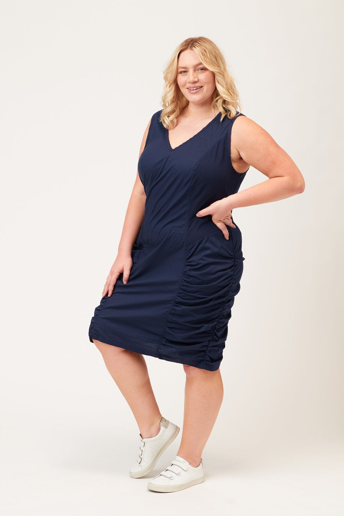 Core by Wearables Raymond Dress 2X Navy 